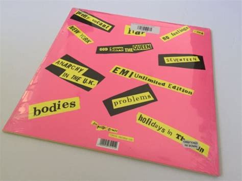 Sex Pistols Never Mind The Bollocks 30th Anniversary Vinyl Virgin Records Ebay