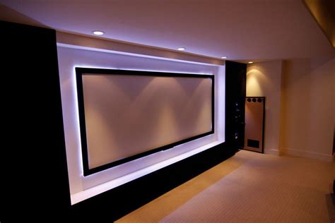 Theaters Media Room Projectorscreen Hometheatreprojectors Home