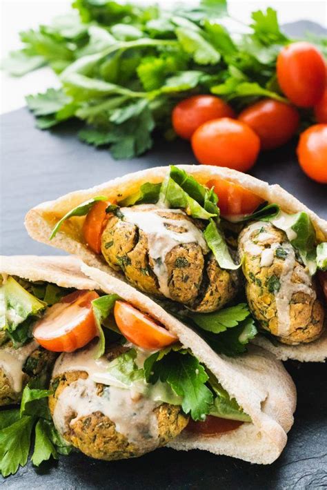 Baked Falafel So Easy And Good Use A Different Tahini Dressing