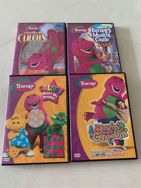 Barney Dvd 12 For Set Of 4 Hobbies And Toys Music And Media Cds
