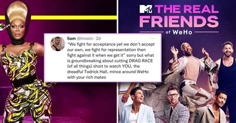 explained drama between drag race mtv and the real friends of weho