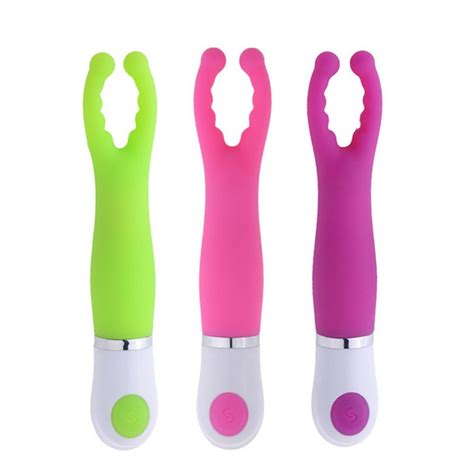 Oral Clit Chest Vibrator For Women Speed Av Magic Wand Silicone Clip