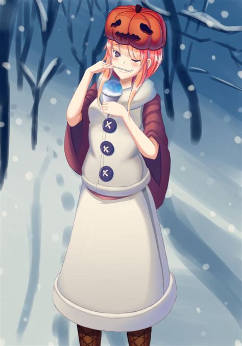 Snow Golem Staying Frosty By Destinyplayer1 On Deviantart Minecraft Anime Girls Minecraft