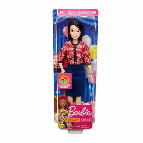 Barbie Aniversario 60 Años Profesionales Candidata Politica
