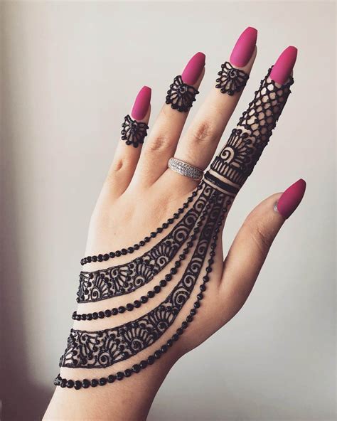 Back Hand Mehndi Designs For Women
