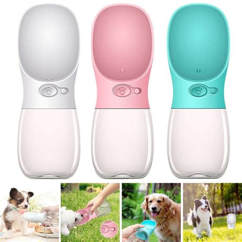 Cup Puppy Dog Cat Pet Water Bottle Drinking Travel Outdoor Portable