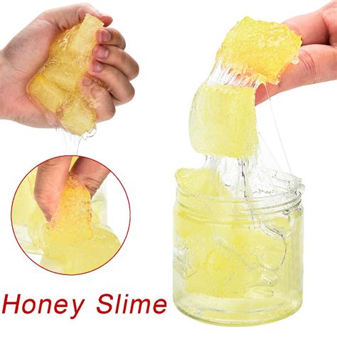 Honeybee Mixing Clear Honey Slime Squishies Scented Stress Clay Toy