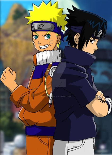 Naruto Vs Sasuke Friendsrivals By Dennisstelly On Deviantart