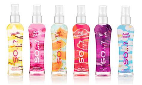 Six Bottle So Body Mist Set Groupon