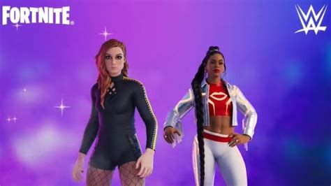 Wwes Bianca Belair And Becky Lynch Join Fortnite Video Game Technique De Pointe
