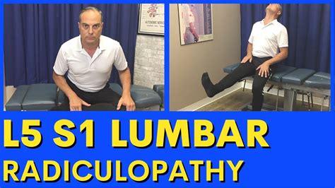 L S Lumbar Radiculopathy Treatment L S Disc Bulge Exercises Dr Walter Salubro YouTube