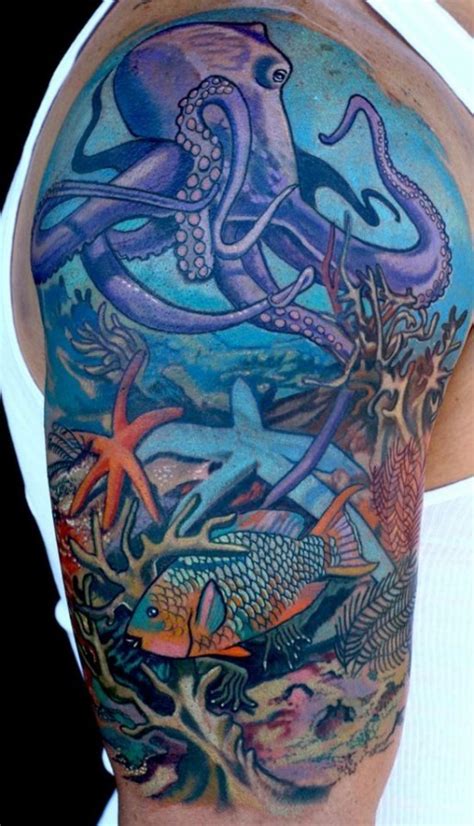 100 Octopus Sleeve Tattoo Design Png  2023