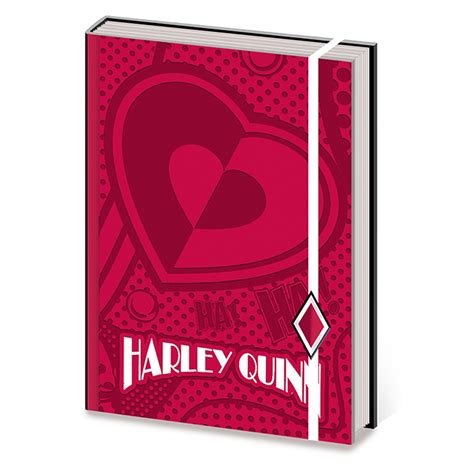 Harley Quinn Heart Premium A5 Journal