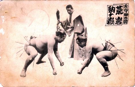 Sumo Wrestlers C 1910 To Honor The Passing Of Taiho 1940 2013