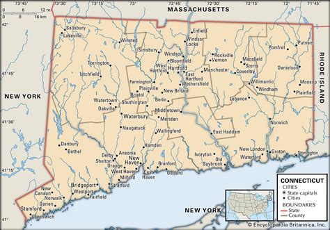 Connecticut Flag Facts Maps And Points Of Interest Britannica