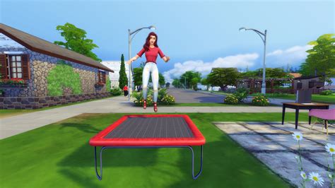 The Sims 4 Fashion Cc Download Free The Sims 4 Functional Trampoline