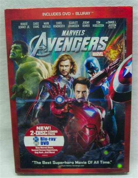 Marvel Comics The Avengers Blu Ray Dvd Movie Set Original Ebay