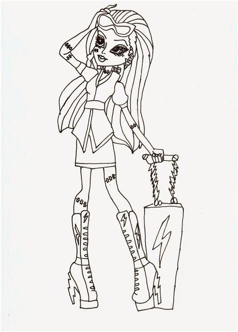 It's not every day that you get to attend a fun and magical work of monster activities in high school. Coloring Pages: Monster High Coloring Pages Free and Printable