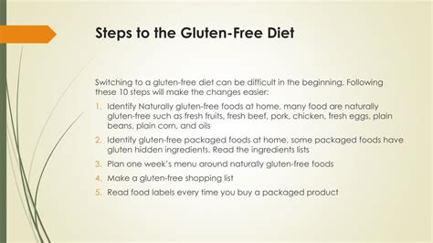 Ppt Gluten Free Diet Powerpoint Presentation Free Download Id2143400