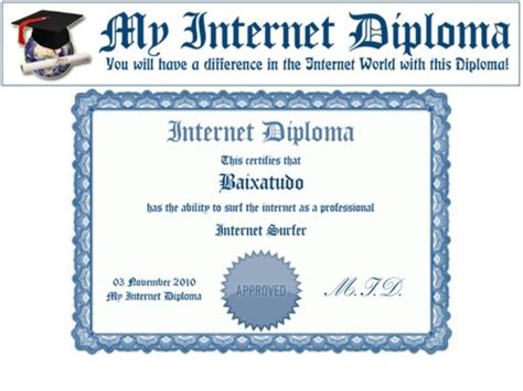 My Internet Diploma Download Techtudo