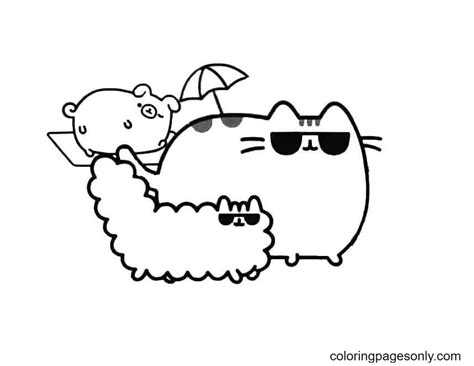 Stormy And Pusheen Coloring Page 94 Best Board Printable Coloring Book