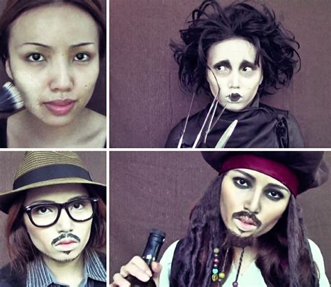 Makeup Artist Transforms Herself Into Johnny Depp In 3 Minute Video