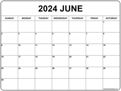 Calendar 2024 June Printable Fina Orelle