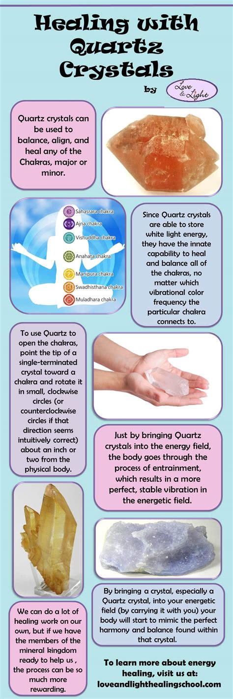 Healing With Quartz Crystals Love And Light School Of Crystal Therapy