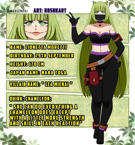 Nana Bnha Oc Villain By Koshkart On Deviantart Female Villains