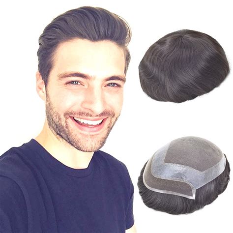 Buy Lordhair Toupee For Men Hair Replacement System European Hair Toupee Hair Pieces For Men