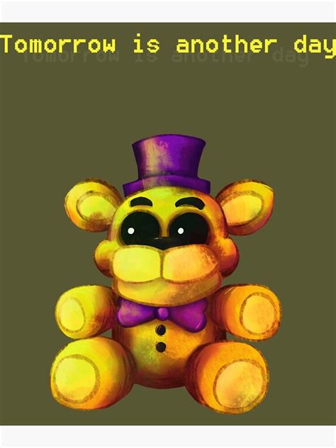 Five Nights At Freddys Fnaf 4 Tomorrow Is Another Day Poster For