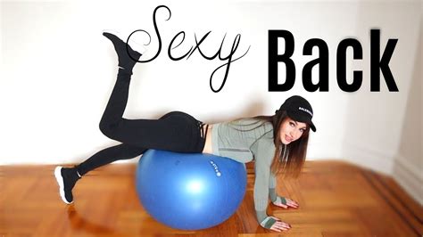 4 Easy Stability Ball Lower Back Exercises Youtube