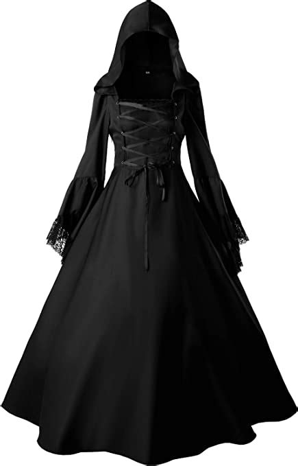 Loli Miss Womens Gothic Witch Vampire Dress Renaissance Medieval