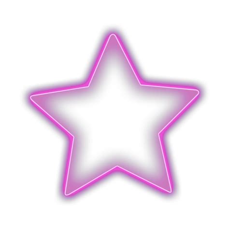 18 Star Neon Png