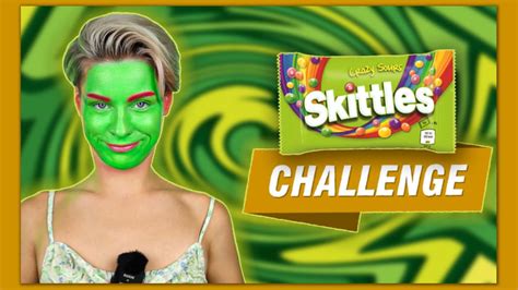 Skittles Challenge 🍭 Konkursas 🎁 Jazbart 💄 Youtube