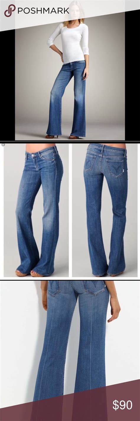 New Mother Jeans The Wilder Bell Bottom Flare Leg Mother Jeans