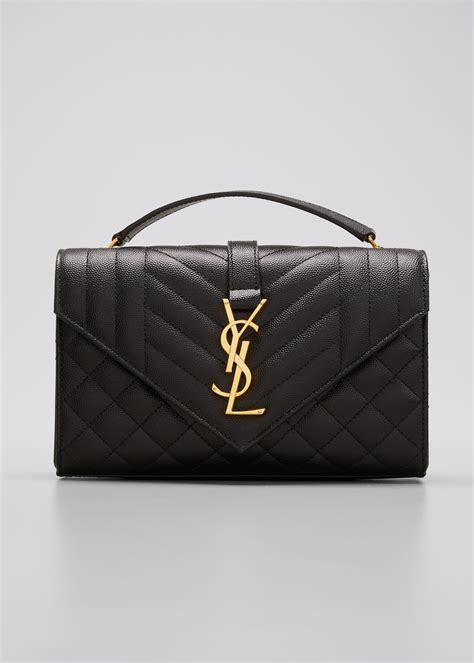 Saint Laurent Small Ysl Monogram Leather Satchel Bag Bergdorf Goodman