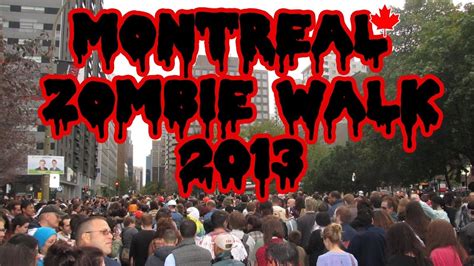 Zombie Walk Canada Youtube