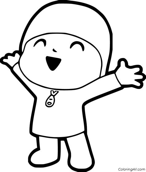 Pocoyo Coloring Page Coloring Home The Best Porn Website
