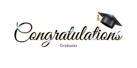 Premium Vector Congratulations Sign For Graduation With Graduate