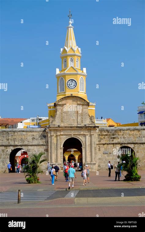 Old Cartegena Colombia South America Walled City Stock Photo Alamy