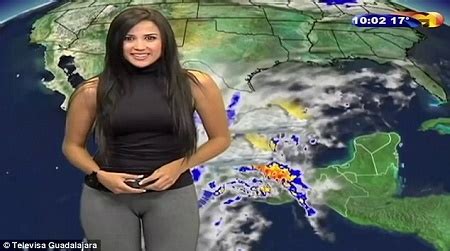 World S Hottest Weather Girl Suffers Major Wardrobe Malfunction Live On Air Photos Video