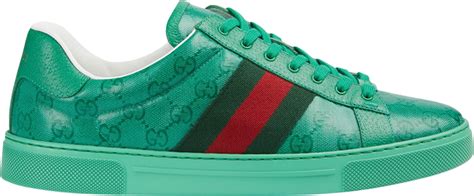 Buy Gucci Ace Gg Crystal Canvas Green 760775 Facrf 3751 Goat