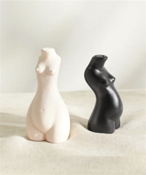 Anissa Kermiche Body Earthenware Salt And Pepper Shakers