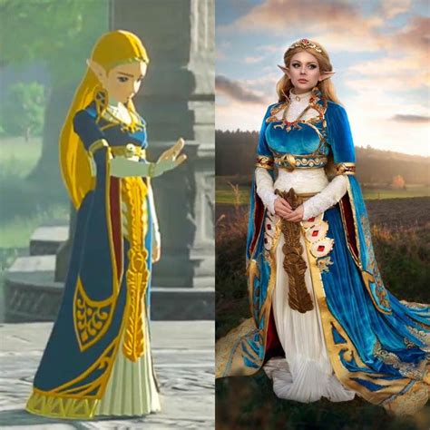 Princess Zelda Cosplay From Breath Of The Wild Zelda Cosplay Princess Zelda Costume Zelda Dress