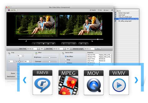 Video Editor for Mac os x, best Video Editor Mac software