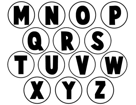 8 Best Images Of Black And White Printable Letters Alphabet Letters