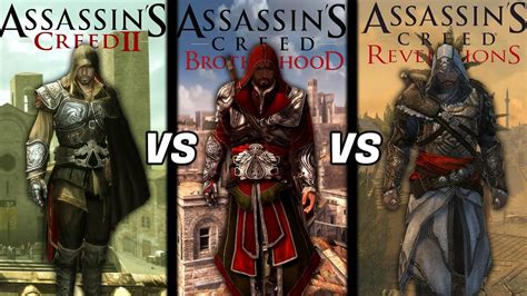 Assassin S Creed Vs Brotherhood Vs Revelations Which Is The Best Of