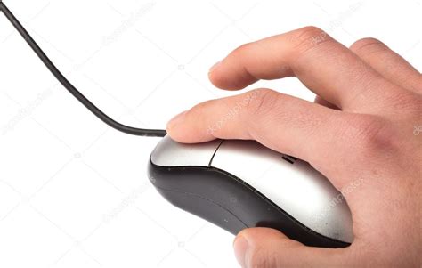 Hand Clicking A Mouse — Stock Photo © Aaronamat 10182219
