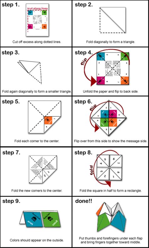 How To Make An Origami Fortune Teller A Kids Activity Hubpages